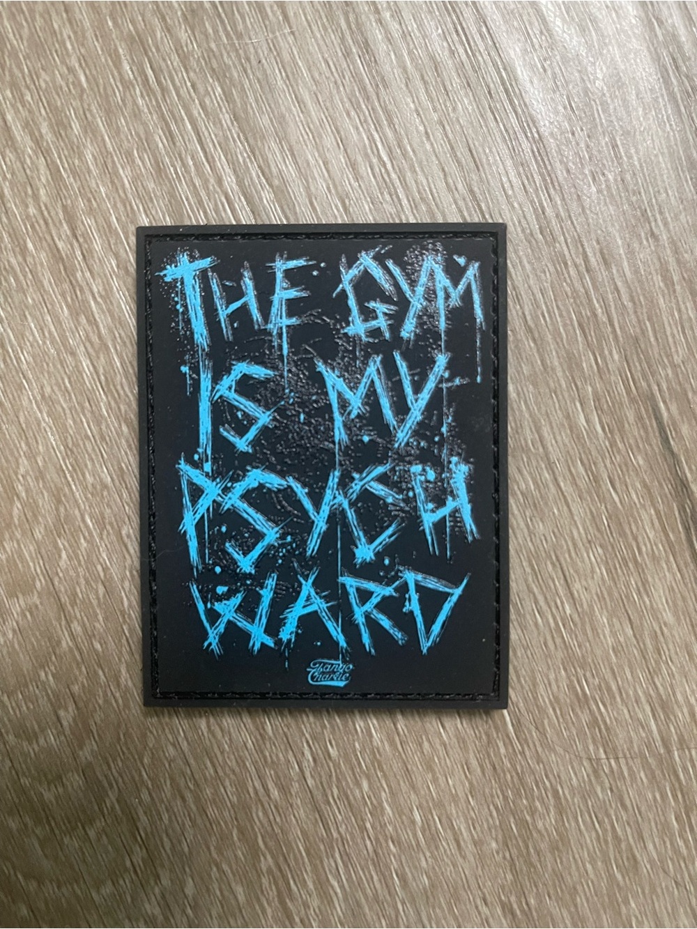 The Gym Is My Psych Ward Patch in Blue